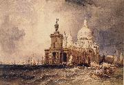 Clarkson Frederick Stanfield Venice:The Dogana and the Salute oil painting on canvas